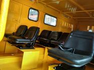 Màu da cam / trắng / vàng RS-3CT Crew Transporter (16 chỗ) Xe tải Dump ngầm