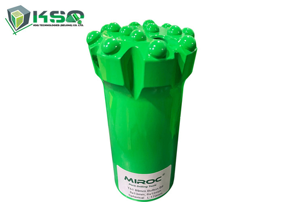 Nút khoan lỗ trung tâm 89mm T51 Bit cho đường hầm và mặt đất của mỏ đá