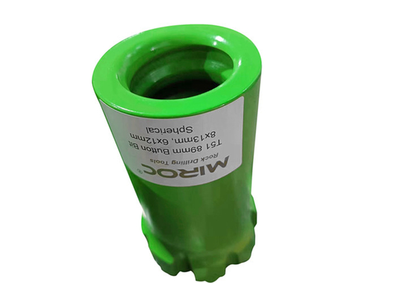 T51 89mm khoan Dth nút búa Bit Tungsten Carbide / 14 nút dây