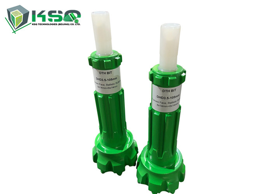 90mm và 105mm DTH khoan bit cho COP35 / DHD3.5 DTH búa màu xanh lá cây với van chân