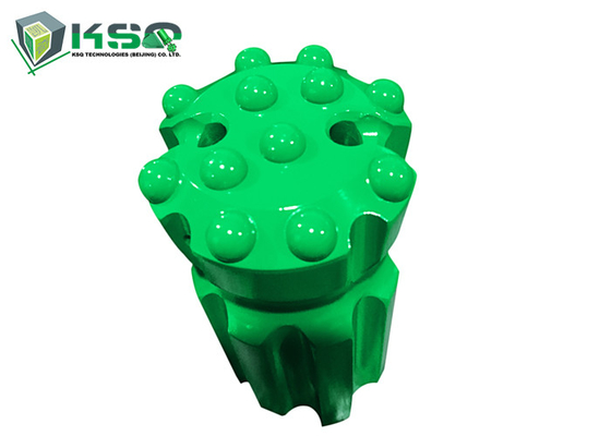 T38 76mm Retrac hình cầu nút khoan bit Tungsten Carbide