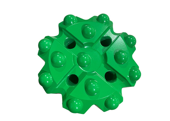 Green / Blue Retrac Button Bit cho trung gian cứng đến cứng đá khai thác mỏ bộ phận T-WIZ60-115