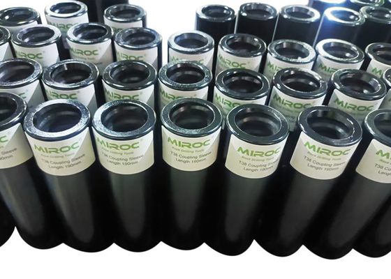 T38-190mm Chiều dài nối khoan và sợi bít Các sản phẩm chính cho các công cụ khoan đối xứng
