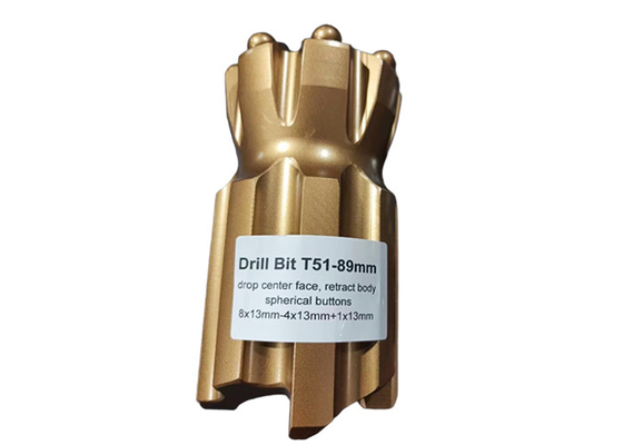 T51-89mm Retrac Tungsten Carbide Drill Bit cho hiệu suất khoan lâu dài
