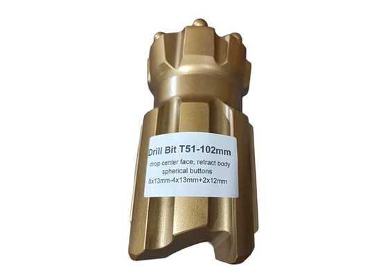 89mm-127mm T51 Chiều kính khoan kéo lại cho đường hầm, chế biến đúc