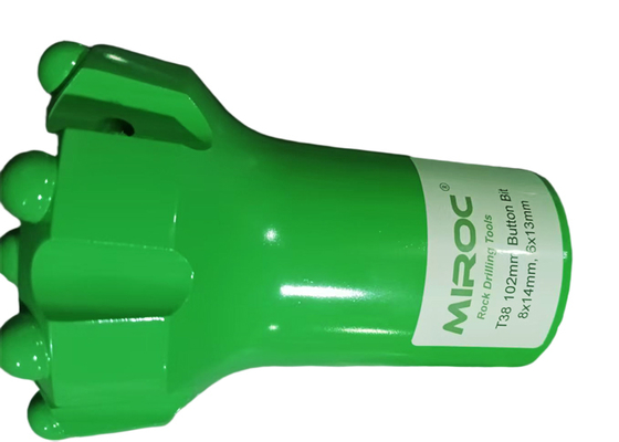 Mũi khoan cacbua vonfram T38 76mm, 102mm, Mũi khoan đá nút