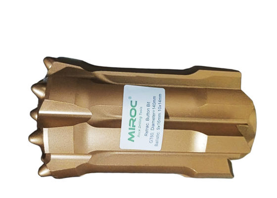 GT60 Thread 140mm Diameter Retract Button Bit for Blast Hole Drilling with Tungsten Carbide Dome Design