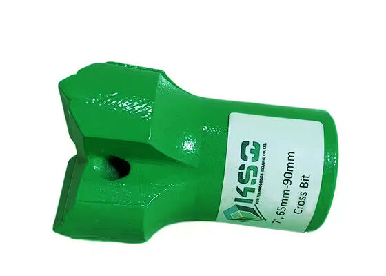 Kháng mòn cao Taper Cross Drill Bit cho Hard Rock Blasting Tungsten Carbide Button