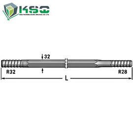 R28 Drifter Rod R32-Hex 32-R28 Khay xả 9,6 mm