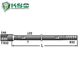R32 Tốc độ Rod R32-Vòng 32-R32 Tấm xả 9.2 mm Phẳng 25.4 mm
