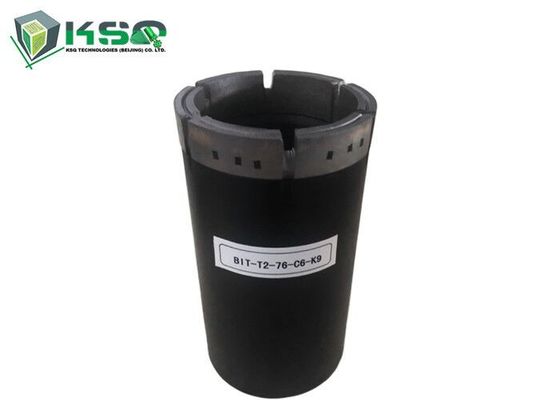 Bit lõi kim cương tẩm tẩm T2-76mm để khoan ống địa kỹ thuật
