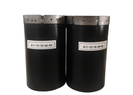 Bit lõi kim cương tẩm tẩm T2-76mm để khoan ống địa kỹ thuật
