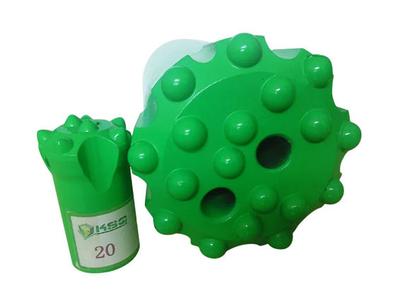 Đường kính khoan nút R25 / T51 Đường kính Bit khoan 64 - 152mm Khoan Khoan Đá Ballistic
