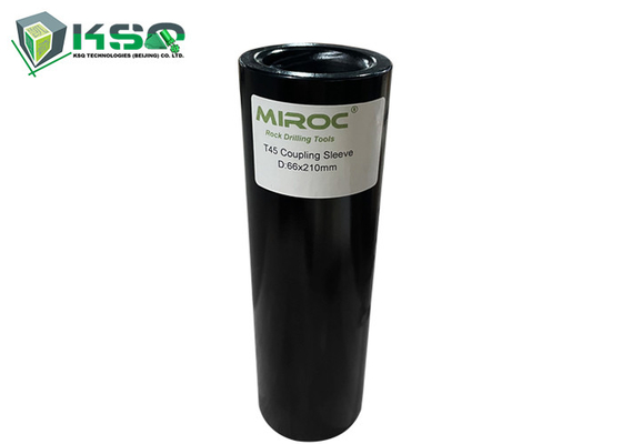 Rèn khớp nối khoan T45 Chiều dài tay áo 210mm Đường kính 63mm để khai thác ngầm