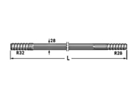 R32-Hex 28-R28 Lỗ xả 8.8mm R28 Drifter Rod