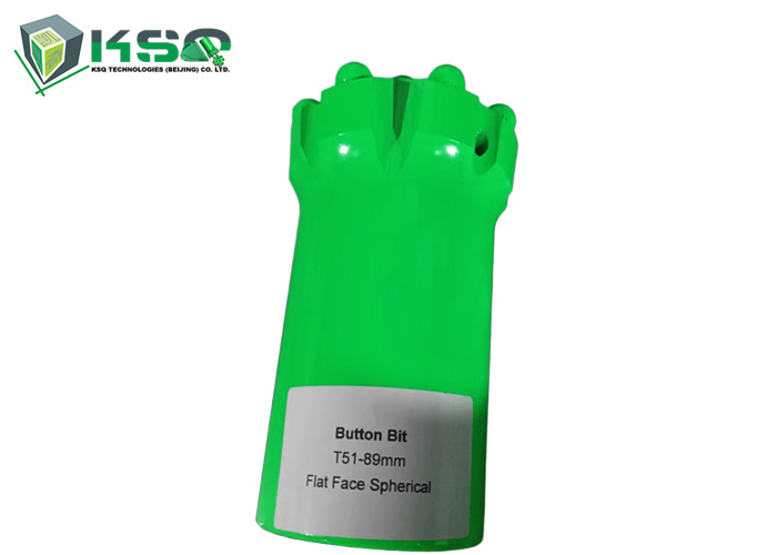 Mũi khoan ren T51-89mm với thiết kế cacbua bán cầu cho khoan băng ghế
