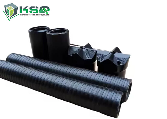 Full Threaded Forged Self Drilling Anchor Bolt System R23 R32 R38 R51 T76 cho khai thác quặng Đường hầm ổn định dốc
