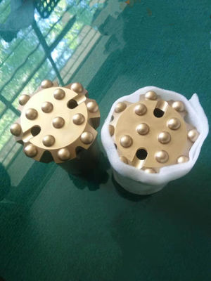 T45 89mm 3 1 / 2 Inch Small Rock Drill Bits With 14 Ballistic Carbide
