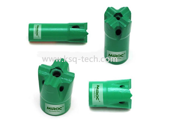 High grade steel Tapered Cross Drill Bit 7 Degree 32mm with tapered drill rod for drilling holes