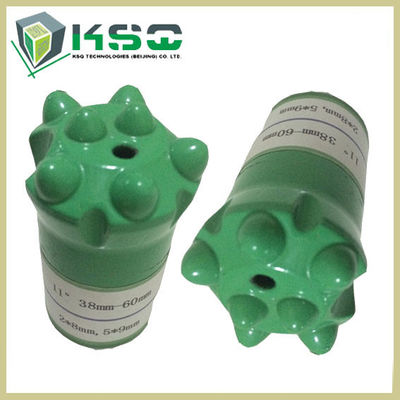 Hộp số Carbide Jack Hammer Long Skirt Taper Button Bit 34mm 7 nút ISO9001 Được chấp thuận