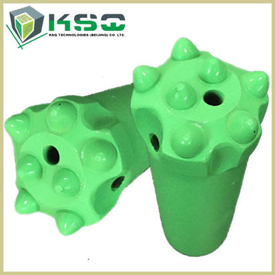 Dome Carbide Tipped Button Drill Bit Để Khai thác Kim loại Khoáng sản Green Forging