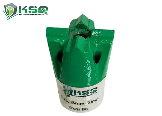 Mũi khoan nút H25 Dia 35mm-57mm cho chủ đề khai thác