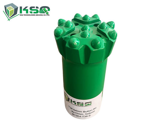 Vonfram cacbua T38 Nút mũi khoan Đường kính 64mm Trôi