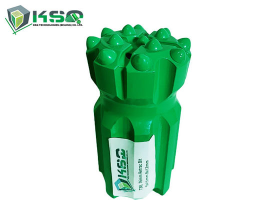 T38 nút khoan bit 64mm đến 76mm Top Hammer Tungsten Carbide Thread