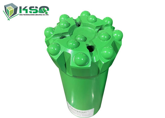Green / Blue Button Bit cho các bộ phận khai thác đá cứng trung bình đến cứng T-WIZ60-102
