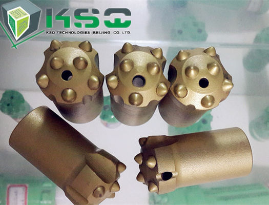 Tungsten Carbide Nút Drill Bit Taper 12 Deg, ngắn / áo dài