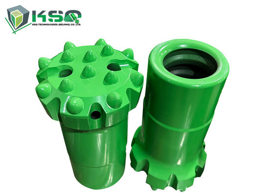 T51-102mm Tungsten Carbide And High Strength Alloy Steel Button Drill Bit lý tưởng cho điều kiện đá cứng trung bình