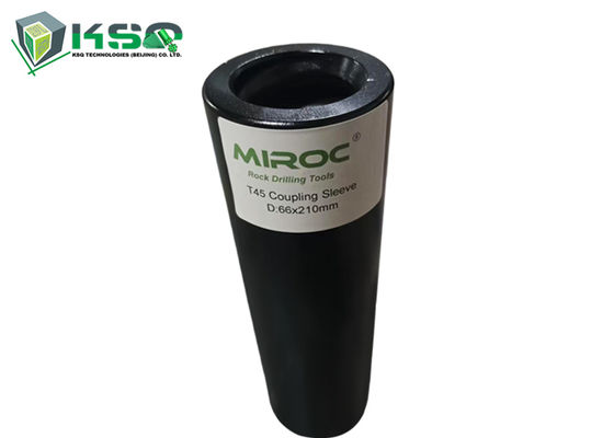 T45-210mm dây khoan trục trong đá khoan / khai thác mỏ nối tay áo T38-190mm