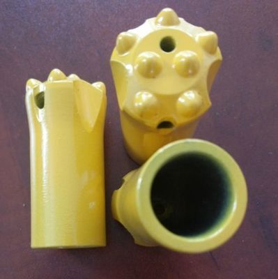 Tungsten Carbide Rock Drill Bit 7 Mẹo, Côn Sharpener Mũi khoan công nghiệp