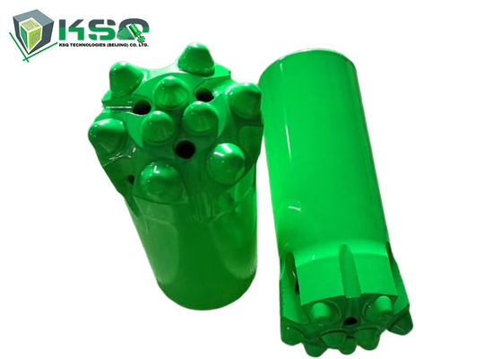 R32 45mm Tungsten Carbide Thread Button Bit with Spherical Buttons and Retrac Design for Rock Drilling