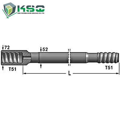 Dây khoan có sức khoan cao Drill T51 21.5mm 6 Inch