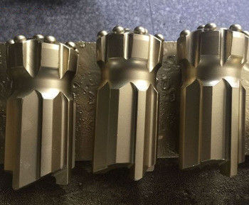 Rèn búa khoan hàng đầu / T45 Rút lại nút ren Mũi khoan đá 76mm