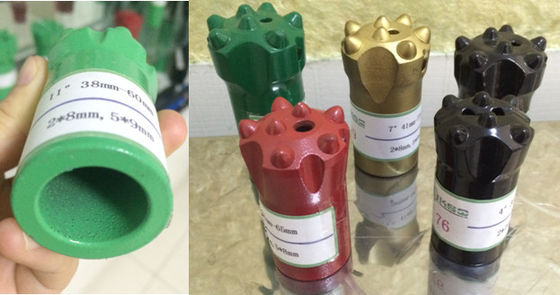 Mũi khoan đục lỗ cho mũi khoan đá nhỏ thon nhọn 7 11 Nút 12 độ Bit
