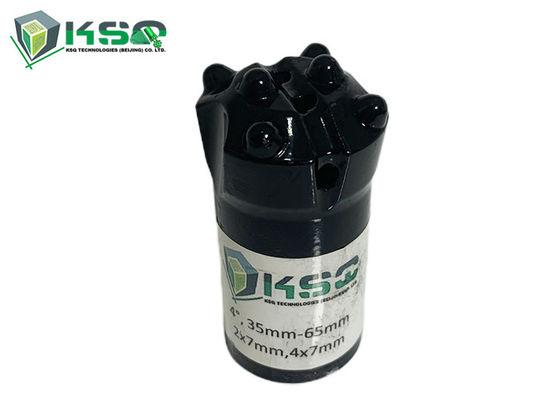 35-65mm Nút cacbua vonfram thuôn nhọn 4 độ Bit để khoan lỗ nhỏ
