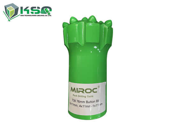 T38 64mm đến 89mm Top Hammer Tungsten Carbide Nút khoan Mũi khoan