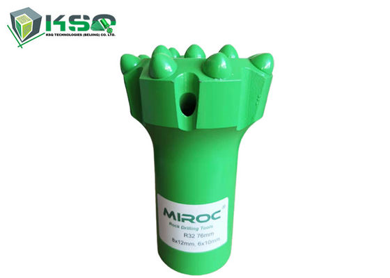 Nút bấm ren khoan đá R32 76mm