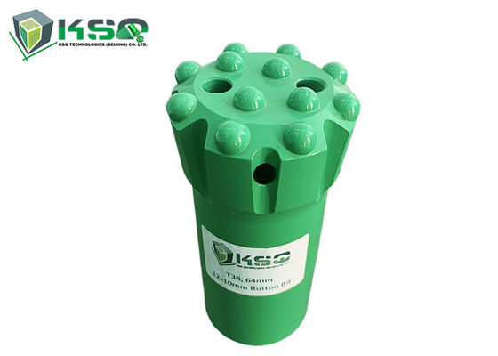Khai thác đá nhanh T38 64mm 76mm Ballistic Carbides Nút ren Mũi khoan