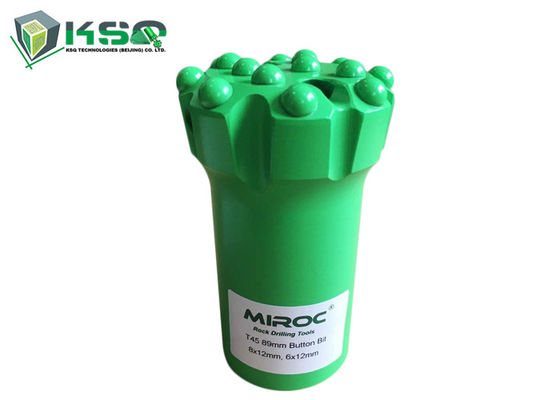 Ballistic / Spherical T45 để khoan lỗ dài Đường kính 89mm Nút mũi khoan