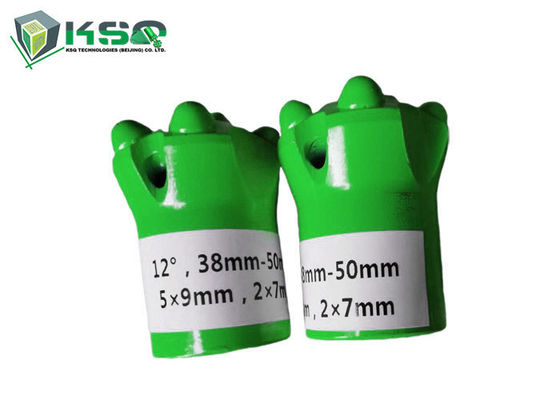 Atlas Copco 11 Độ 38 mm Nút côn Bit Vonfram cacbua Mũi khoan Khả năng chịu mài mòn tốt