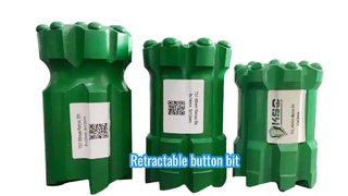Mũi khoan nút cacbua có thể thu vào MIROC 89mm T51 để khai thác mỏ